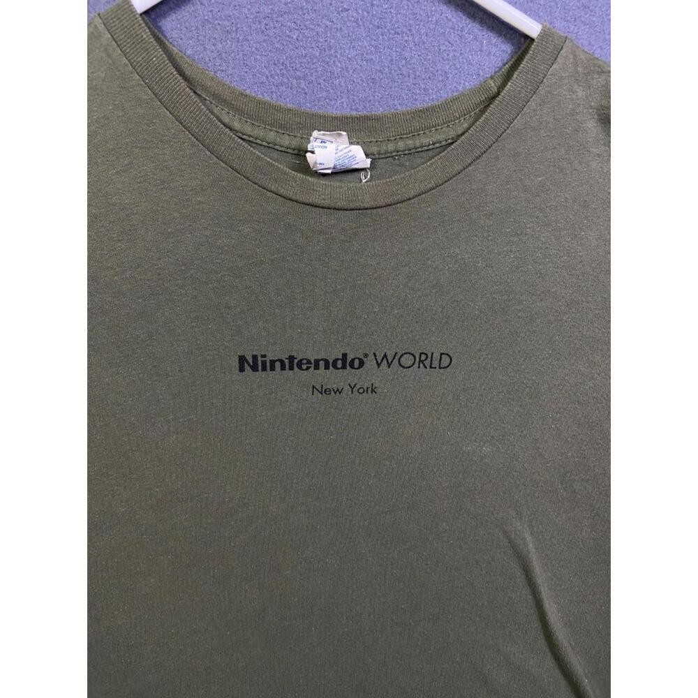 Y2K Nintendo World New York Legend Of Zelda Link Green T-Shirt Promo Sz Medium - Picture 2 of 15